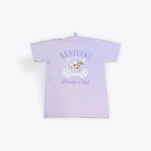 Kentucky Derby Club Lavender Graphic Tee